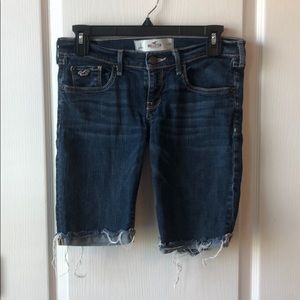 Hollister So Cal Stretch Bermuda Jean Shorts